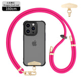 Cell phone lanyard, crossbody lanyard and wrist strap premium metal buckle phone charms with stainless steel phone patch compatible with all smartphone