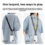 New Magnetic Phone Lanyard Crossbody Strap Multifunctional Phone Strap Outdoor Phone Lanyard Anti-Lost with 1 Patch Clip