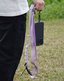 Phone Lanyard Crossbody Phone Strap - Universal Adjustable Cell Phone Lanyard Neck Strap with Magnetic Quick-Lock, Multifunctional Phone Lanyard for Keys iPhone Earphone Case Phone