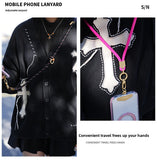 6mm High-End Phone Lanyard Long Crossbody Wearable Phone Strap Phone Case Outdoor Anti-Lost Chain Durable