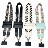 2 in1 Adjustable Mobile Phone Strap with Small Purse Bag Detachable Hand Strap with Coin Purse Mobile Phone Lanyard