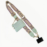 2 in1 Adjustable Mobile Phone Strap with Small Purse Bag Detachable Hand Strap with Coin Purse Mobile Phone Lanyard