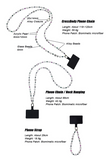 3 in 1 Wrist Necklace  and Crossbody Mobilephone Bead Lanyard Multifunctional Mobile Phone Chain