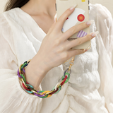 INS Acrylic Portable Mobile Phone Chain Creative Fashion Mobile Phone Case Bracelet Bag Accessories