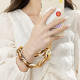 INS Acrylic Portable Mobile Phone Chain Creative Fashion Mobile Phone Case Bracelet Bag Accessories