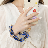 INS Acrylic Portable Mobile Phone Chain Creative Fashion Mobile Phone Case Bracelet Bag Accessories