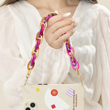 INS Acrylic Portable Mobile Phone Chain Creative Fashion Mobile Phone Case Bracelet Bag Accessories