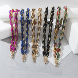 New Cellphone Chain Acrylic Mixed Color Long Crossbody Cellphone Chain Portable Universal Phone Case Hanging Chain