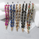 New Cellphone Chain Acrylic Mixed Color Long Crossbody Cellphone Chain Portable Universal Phone Case Hanging Chain