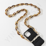 New Cellphone Chain Acrylic Mixed Color Long Crossbody Cellphone Chain Portable Universal Phone Case Hanging Chain