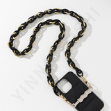 New Cellphone Chain Acrylic Mixed Color Long Crossbody Cellphone Chain Portable Universal Phone Case Hanging Chain