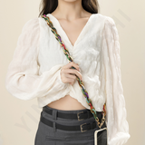 New Cellphone Chain Acrylic Mixed Color Long Crossbody Cellphone Chain Portable Universal Phone Case Hanging Chain