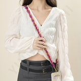 New Cellphone Chain Acrylic Mixed Color Long Crossbody Cellphone Chain Portable Universal Phone Case Hanging Chain