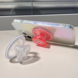 Transparent Magnetic Bracket Multifunctional Simple Magnetic Suction Airbag Bracket Universal Mobile Phone Holder Lazy Bracket