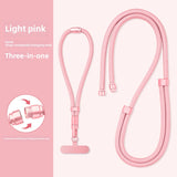 3 in 1 Mobile Phone Lanyard Crossbody and Neck Strap Carrying Strap Adjustable Wrist Strap Detachable Rope Anti-Lost and Anti-Fall with 1 Patch Clip