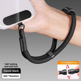 3 in 1 Mobile Phone Lanyard Crossbody and Neck Strap Carrying Strap Adjustable Wrist Strap Detachable Rope Anti-Lost and Anti-Fall with 1 Patch Clip