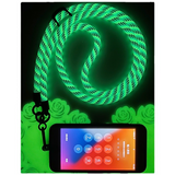 Luminous Phone Lanyard Multifunctional Detachable Crossbody Neck Strap High-Quality Camera Safety Strap Outdoor Anti-lost 10mm Total Length: 120cm
