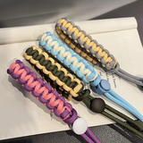 Handmade Woven Phone Lanyard, Wide Wrist Strap, Short Travel Phone Chain, Bag Camera High-end Women's Lanyard