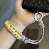 Handmade Woven Phone Lanyard, Wide Wrist Strap, Short Travel Phone Chain, Bag Camera High-end Women's Lanyard