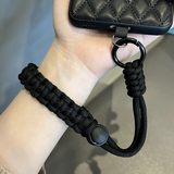 Handmade Woven Phone Lanyard, Wide Wrist Strap, Short Travel Phone Chain, Bag Camera High-end Women's Lanyard