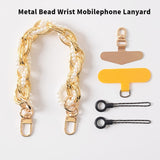 Creative Pearl Metal Mobile Phone Lanyard Personalized Mobile Phone Chain