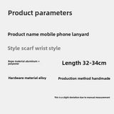 Phone Lanyard Creative Ins Style Fashion New Scarf Personality Phone Chain Simple Versatile Phone Lanyard