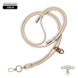 6MM High-End Double Buckle Phone Lanyard Wrist Short Phone Case Woven Lanyard Camera Key Lanyard Anti-Lost