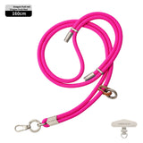 6MM High-End Double Buckle Phone Lanyard Wrist Short Phone Case Woven Lanyard Camera Key Lanyard Anti-Lost