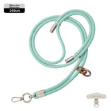 6MM High-End Double Buckle Phone Lanyard Wrist Short Phone Case Woven Lanyard Camera Key Lanyard Anti-Lost