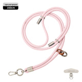 6MM High-End Double Buckle Phone Lanyard Wrist Short Phone Case Woven Lanyard Camera Key Lanyard Anti-Lost