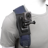 Backpack Shoulder Strap Mount Sports Camera Phone Dual-use Double Shoulder Backpack Fixed Strap Mount Recorder Fixed Shooting