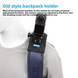 Backpack Shoulder Strap Mount Sports Camera Phone Dual-use Double Shoulder Backpack Fixed Strap Mount Recorder Fixed Shooting