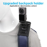 Backpack Shoulder Strap Mount Sports Camera Phone Dual-use Double Shoulder Backpack Fixed Strap Mount Recorder Fixed Shooting