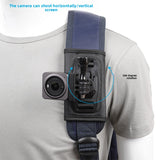 Backpack Shoulder Strap Mount Sports Camera Phone Dual-use Double Shoulder Backpack Fixed Strap Mount Recorder Fixed Shooting