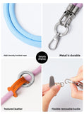 Fashion 3 in 1 Phone Lanyard Crossbody Adjustable Neck Strap Anti-Lost Wrist Strap with Metal Stainless Patch Clip