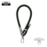 8mm Multifunctional Phone Lanyard Short Wrist Strap Adjustable Anti-Lost Anti-Drop Hanging Rope Keychain Strap with 1 Metal Phone Patch Clip