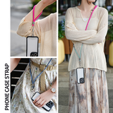 High Quality 3 in 1 Phone Lanyard Crossbody Adjustable Neck Strap High-End Feel Detachable Outdoor Anti-Lost Wrist Strap with Metal Stainless Patch Clip