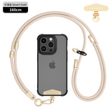 High Quality 3 in 1 Phone Lanyard Crossbody Adjustable Neck Strap High-End Feel Detachable Outdoor Anti-Lost Wrist Strap with Metal Stainless Patch Clip