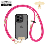 High Quality 3 in 1 Phone Lanyard Crossbody Adjustable Neck Strap High-End Feel Detachable Outdoor Anti-Lost Wrist Strap with Metal Stainless Patch Clip