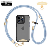 High Quality 3 in 1 Phone Lanyard Crossbody Adjustable Neck Strap High-End Feel Detachable Outdoor Anti-Lost Wrist Strap with Metal Stainless Patch Clip