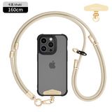High Quality 3 in 1 Phone Lanyard Crossbody Adjustable Neck Strap High-End Feel Detachable Outdoor Anti-Lost Wrist Strap with Metal Stainless Patch Clip