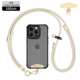 High Quality 3 in 1 Phone Lanyard Crossbody Adjustable Neck Strap High-End Feel Detachable Outdoor Anti-Lost Wrist Strap with Metal Stainless Patch Clip