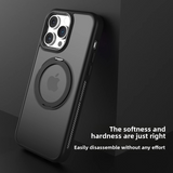 Skin-Sensitive Cooling Rotating Bracket Magnetic Suction Iphone16promax Phone Case Matt Drop-Resistant Suitable for iphone 15