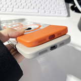 2-in-1 Magnetic Phone Case for iPhone 16 Top and Bottom Insert Tansparent Protective PC Hard Caser