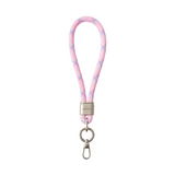 Short Wrist Lanyard Dopamine High-end Braided Rope Phone Chain Camera Climbing Lanyard Anti-drop Phone Case Chain with 1 Metal Phone Patch Clip