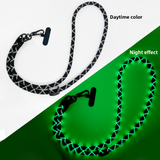 Luminous Phone Lanyard Multifunctional Detachable Crossbody Neck Strap High-Quality Camera Safety Strap Outdoor Anti-lost 10mm Total Length: 120cm