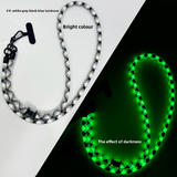 Luminous Phone Lanyard Multifunctional Detachable Crossbody Neck Strap High-Quality Camera Safety Strap Outdoor Anti-lost 10mm Total Length: 120cm