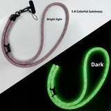 Luminous Phone Lanyard Multifunctional Detachable Crossbody Neck Strap High-Quality Camera Safety Strap Outdoor Anti-lost 10mm Total Length: 120cm