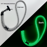Luminous Phone Lanyard Multifunctional Detachable Crossbody Neck Strap High-Quality Camera Safety Strap Outdoor Anti-lost 10mm Total Length: 120cm