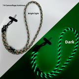Luminous Phone Lanyard Multifunctional Detachable Crossbody Neck Strap High-Quality Camera Safety Strap Outdoor Anti-lost 10mm Total Length: 120cm